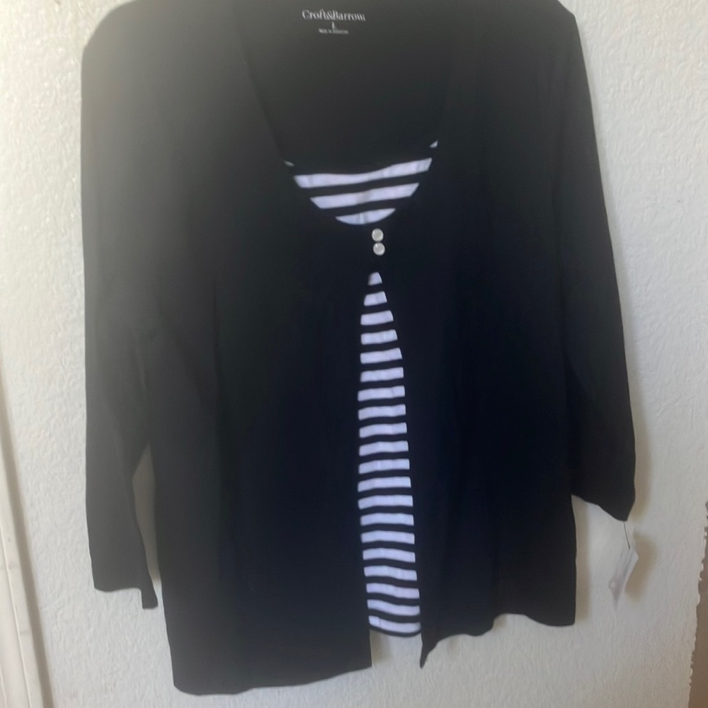 FINAL MARKDOWN Croft & barrow top large NWT